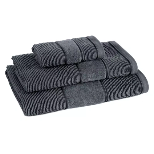 Set di asciugamani Emma Eurofirany acciaio 3 pezzi 30x50 50x90 70x140 500 g/m²