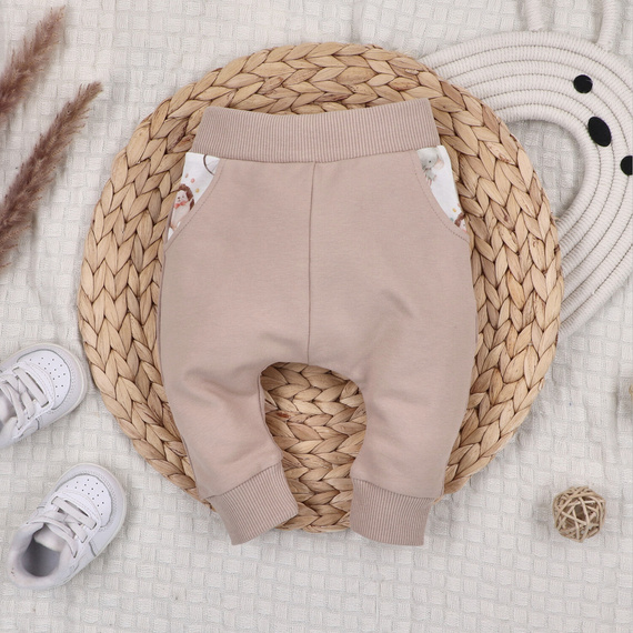 ABN-5592 Pantaloni da tuta Nini di Circus per bambini - 100% cotone biologico, morbidi e sicuri