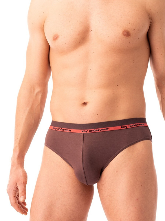 MPP 287 Key slip da uomo in cotone nero marrone, confezione da 2 pezzi in scatola, comfort e stile