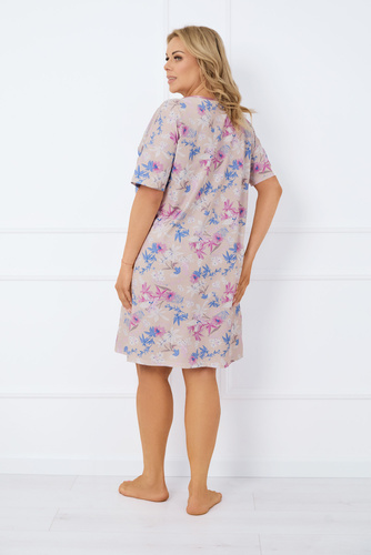 Camicia donna Genua a maniche corte Moda italiana - stampa