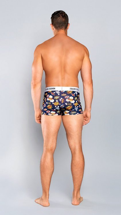 Boom Boxer da uomo Moda italiana - blu navy