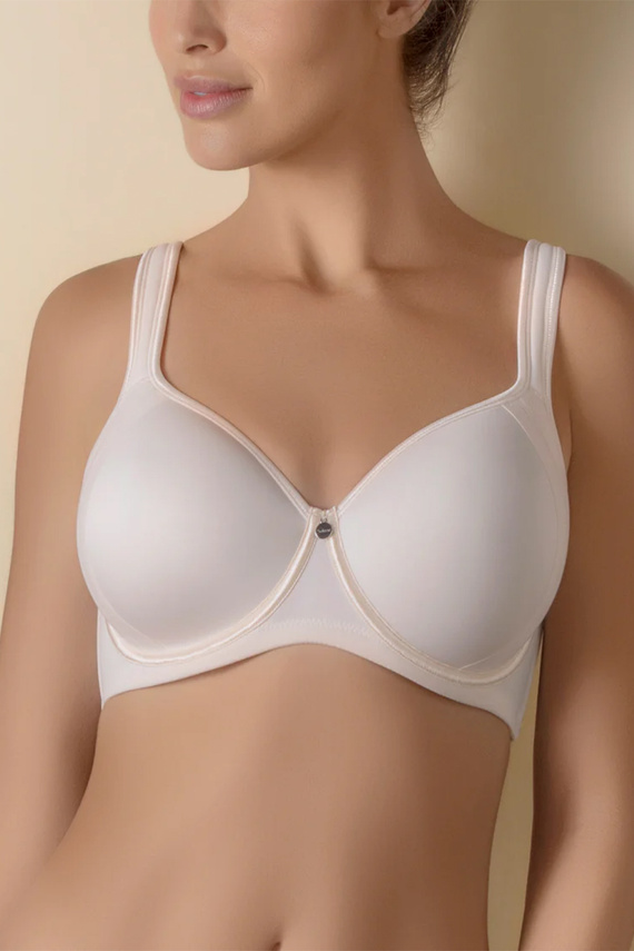 Reggiseno Spacer Mia Selene imbottito con ferretto e pizzo rosa rose