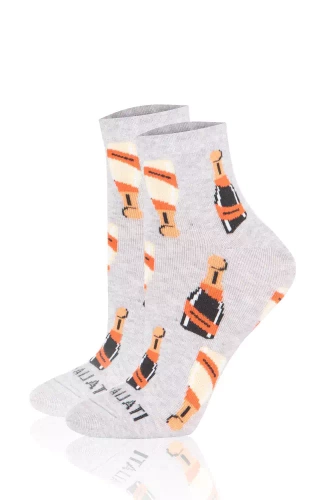 S153Z Prosecco Calzini Moda Italiana - melange chiaro