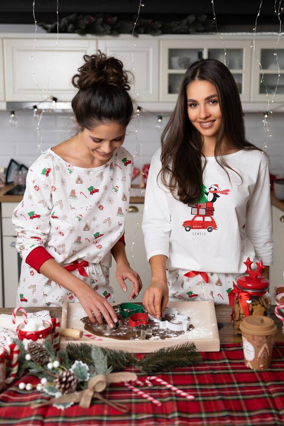 Pigiama donna Samantha Sensis -ecru