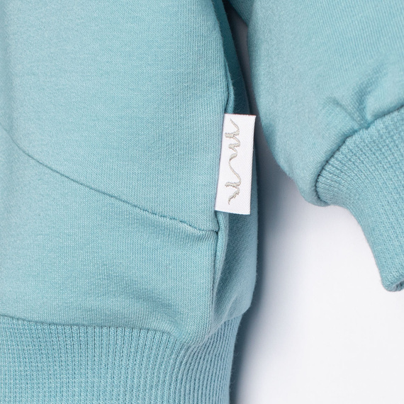 223273 Nicol Felpa Bomber da Bambino in Cotone con Cerniera