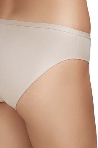 Figi bikini Selene 400 beige cotone classiche doppio pacco