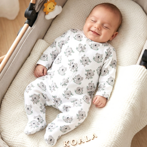 ABN-5206 Pagliaccetto neonato Nini Sweet Koala 100% cotone organico