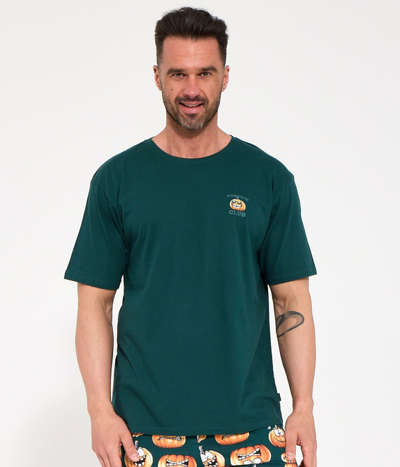 Pigiama Uomo Cornette 326/326 Pumpkin Club 2 100% Cotone Pantaloncini Corti
