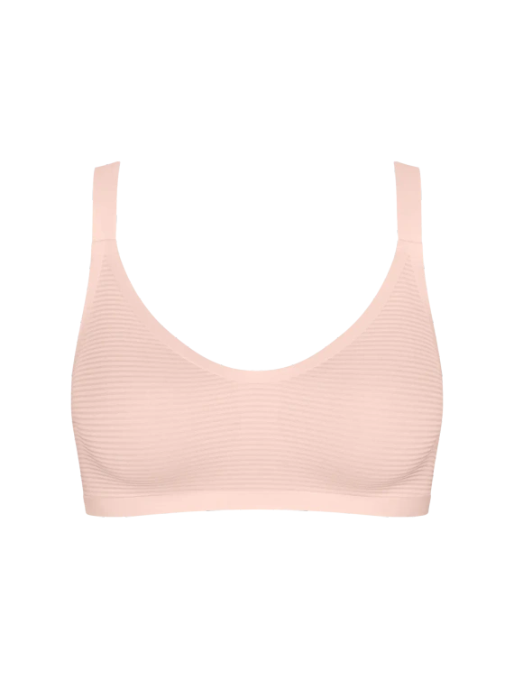 Bralette sloggi ZERO Feel Air senza cuciture, leggera cherry pink