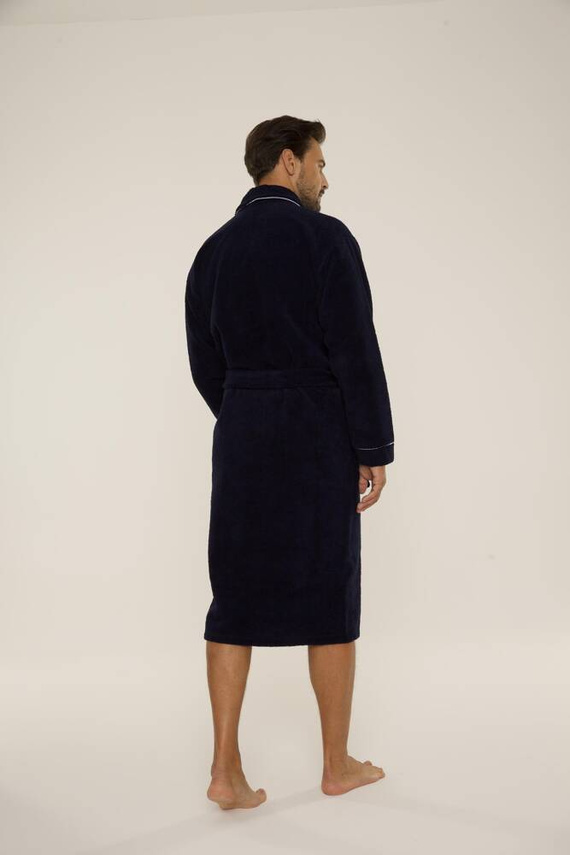 735 Manuele vestaglia da uomo De Lafense - blu navy