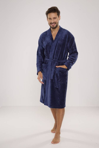 391 Hugo accappatoio da uomo De lafense - denim