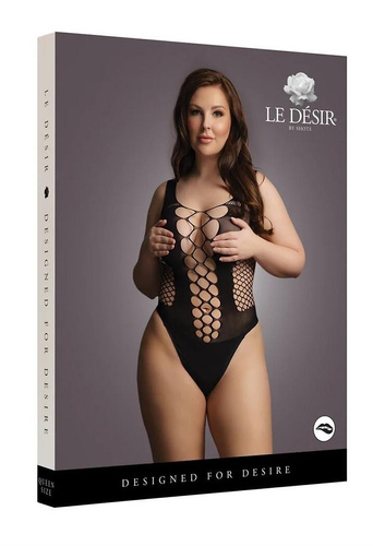 Bodystocking DES023 Le Désir body sensuale con tagli geometrici