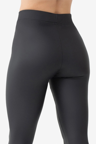 44123 Leggings New York 02 Gatta Black - Leggings coprenti in similpelle, Matowe, modellazione della silhouette