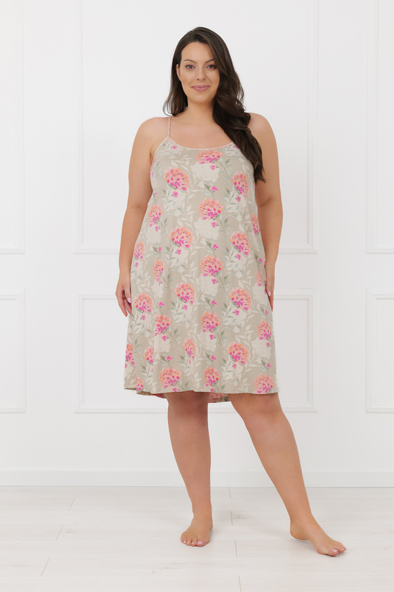 Camicia da notte Harmonia Moda italiana spalline sottili viscosa