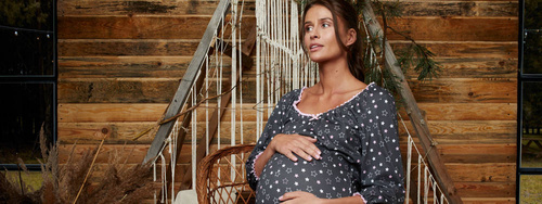 Antilia Camicia da notte con maniche a 3/4 Moda italiana - stampa