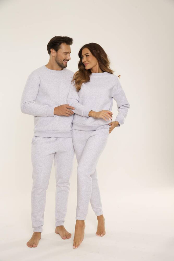 813 Indigo Tuta da uomo De Lafense - melange chiaro