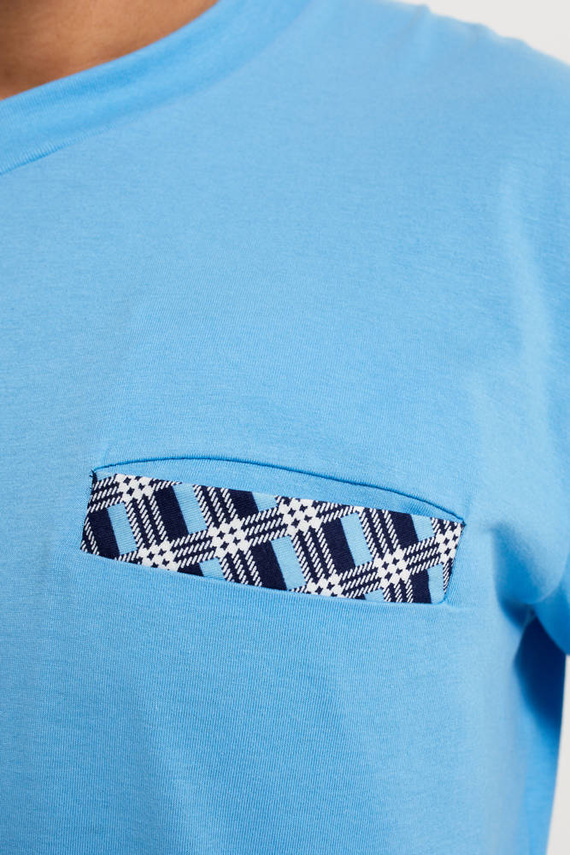 Jaromir Uomo manica lunga, pantaloni lunghi Moda italiana - blu/stampa