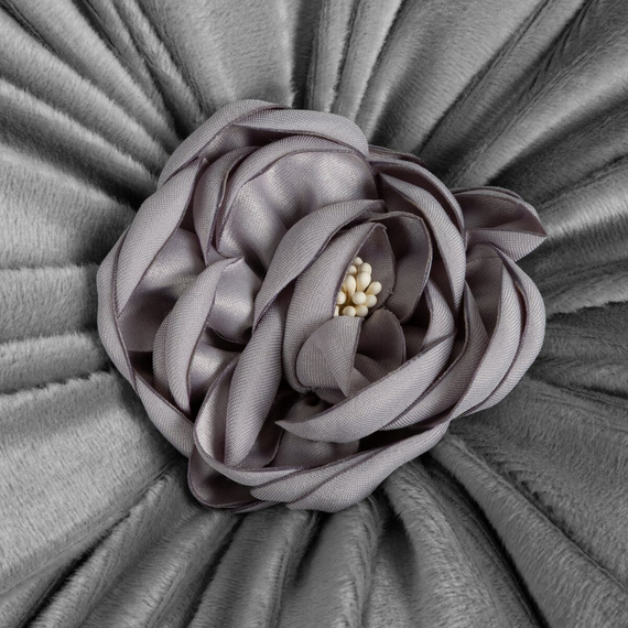 Cuscino decorativo Flores Eurofirany fiore Ø40 cm silver