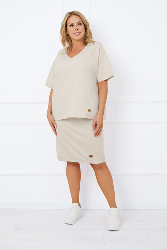 Caro Camicetta a maniche corte Moda italiana - beige