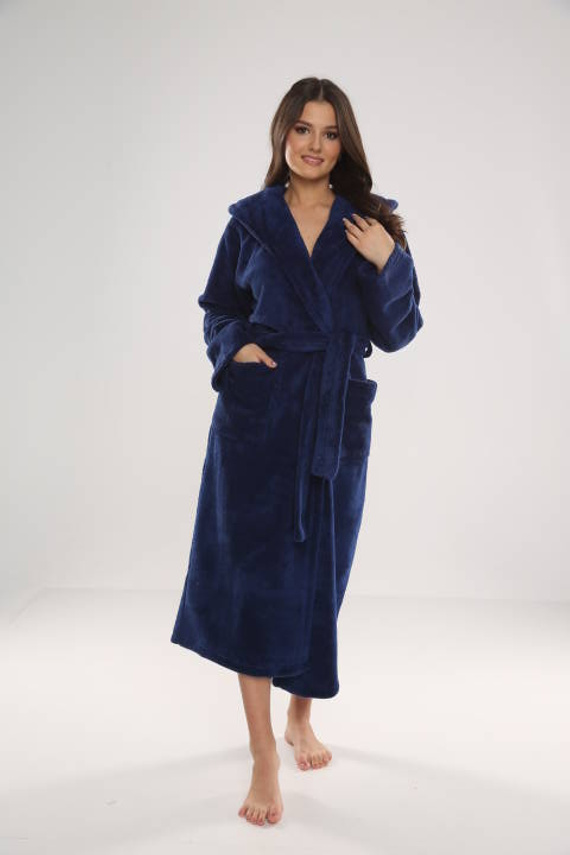 807 Luna II Vestaglia lunga da donna Forex - Blu navy