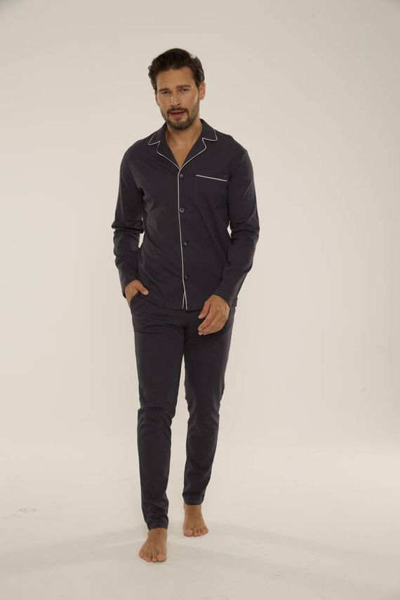 729 Norberto Pigiama da uomo De Lafense - grafite