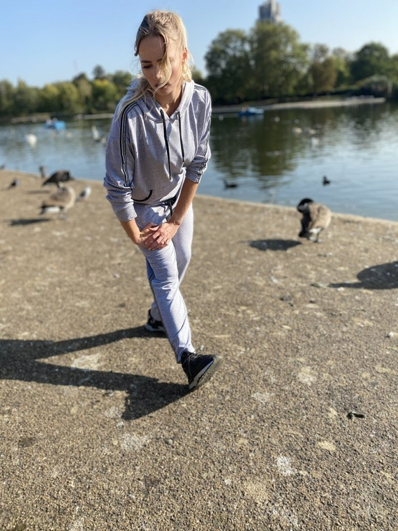 459 Tuta da ginnastica Nice Forex donna - melange chiaro