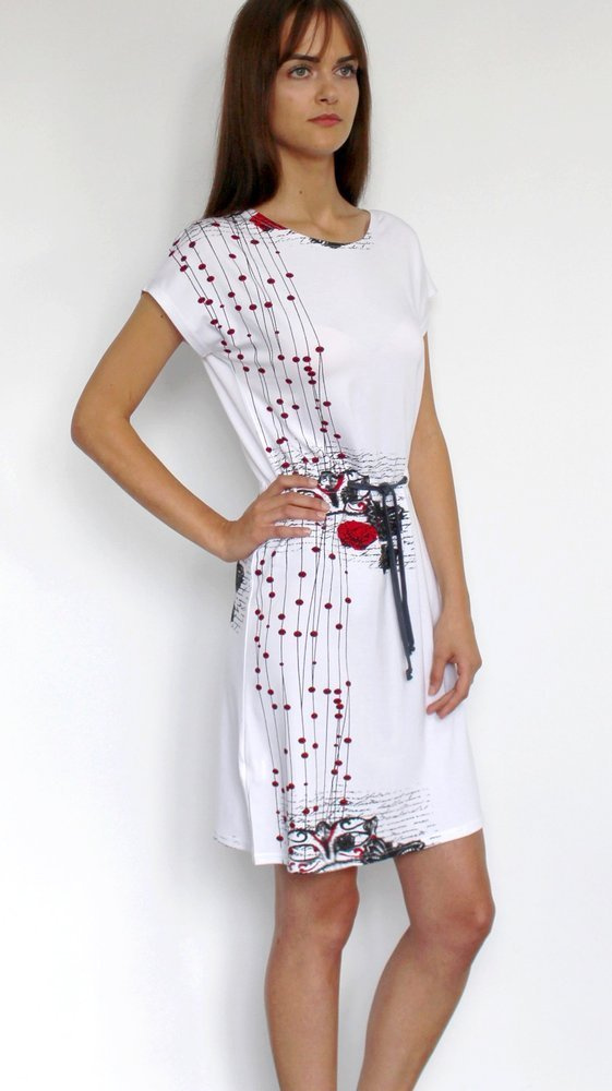 427 Camicia da notte Alejandra II Forex - bianco