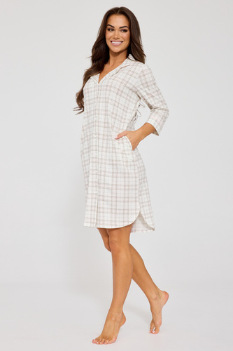 Camicia da notte Cornette Holly 484/343 cotone 3/4 comfort
