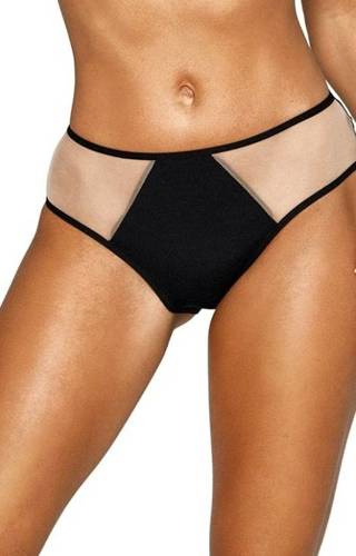 P-932/2 Lou Mutandine da donna Kinga nero-beige