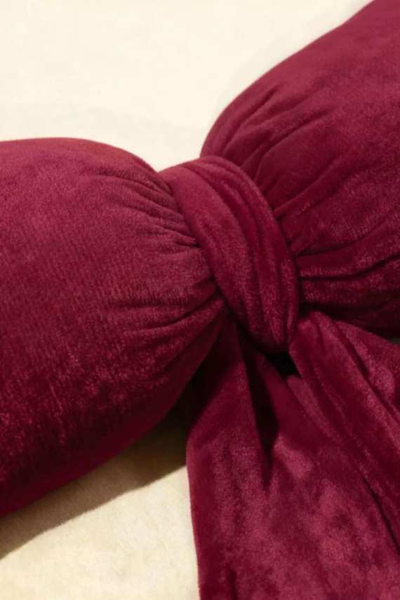 Cuscino di Natale Cocard Spod Igły i Nitki - cuscino di velluto marrone, certificato Oeko-Tex