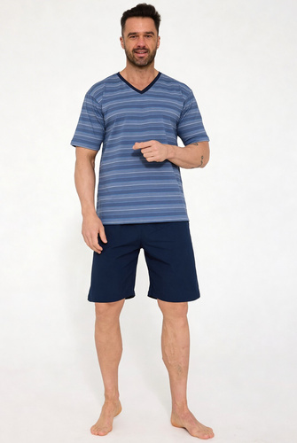 Cornette Various 330/51 – pigiama uomo in cotone con shorts