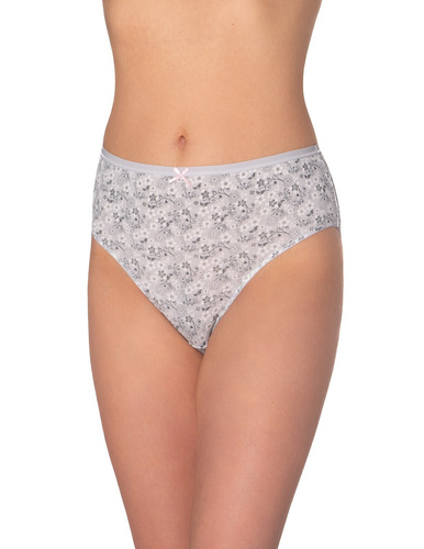 Mutandine da donna L-120BI-96 Lama grey graphite-cotton, confezione da 3 pezzi, comode e classiche