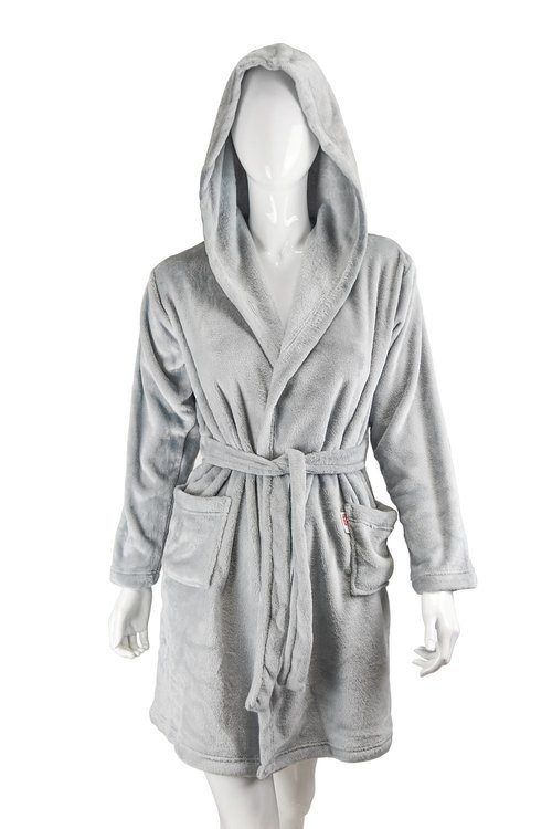 378 Accappatoio per bambini Junior Soft Forex - grigio