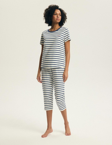 Pigiama donna 45316 Eulana 100% cotone 7/8