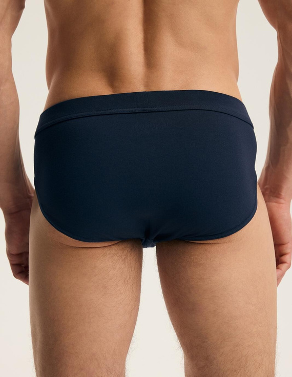 Slip da uomo Henderson Faro 45789 2-Pezzi Blu navy 93% Cotone