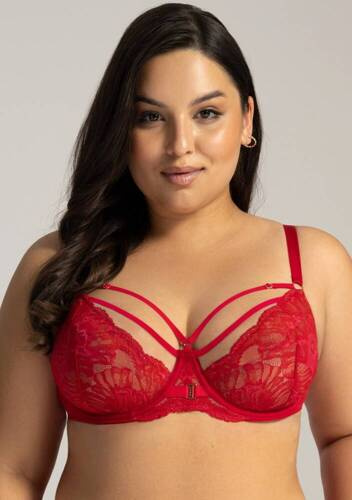 1824/1 Maxi reggiseno morbido Ava rosso