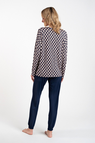 Milda Pigiama donna maniche lunghe, pantaloni lunghi Moda italiana