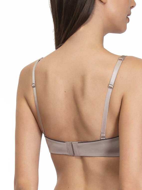 1580 Reggiseno push-up Fantastic - a fascia, microfibra Sielei grigio