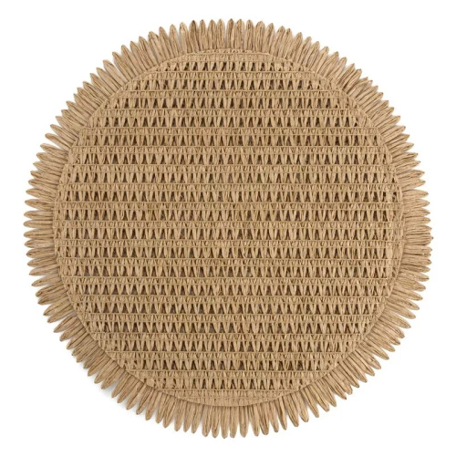 Sottopiatto Eurofirany elegante tovaglietta da tavola glamour Joan natural