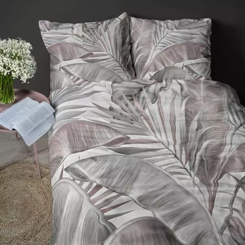 5435 A 3D Microfibra Biancheria da letto foglie tropicali polvere - Detexpol