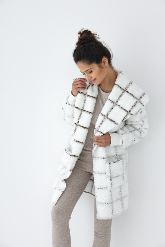 Sensis Delphine - Cardigan a righe bianche