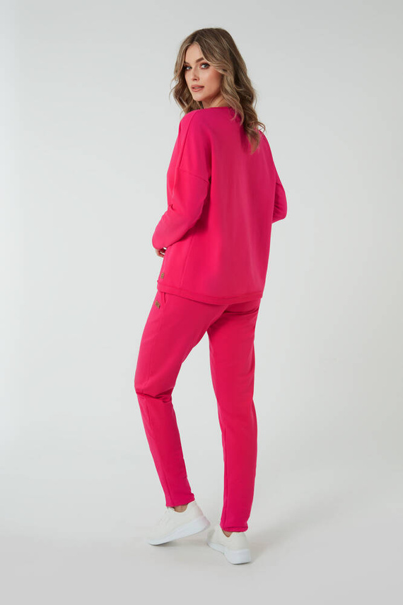 Pantaloni Stella Donna Moda Italiana - fucsia