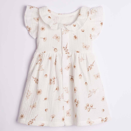 Nicol 224240 Abito in Mussola per Bambina 100% Cotone per l'Estate