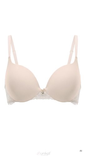 Unikat Kiana reggiseno push up nero in pizzo