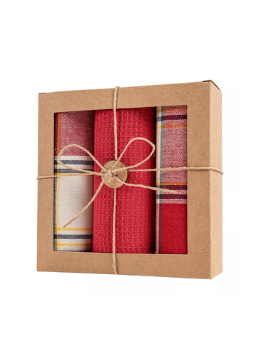 Set da cucina Moraj MRK1500-002 - panni in cotone 3 pz. in una scatola decorativa