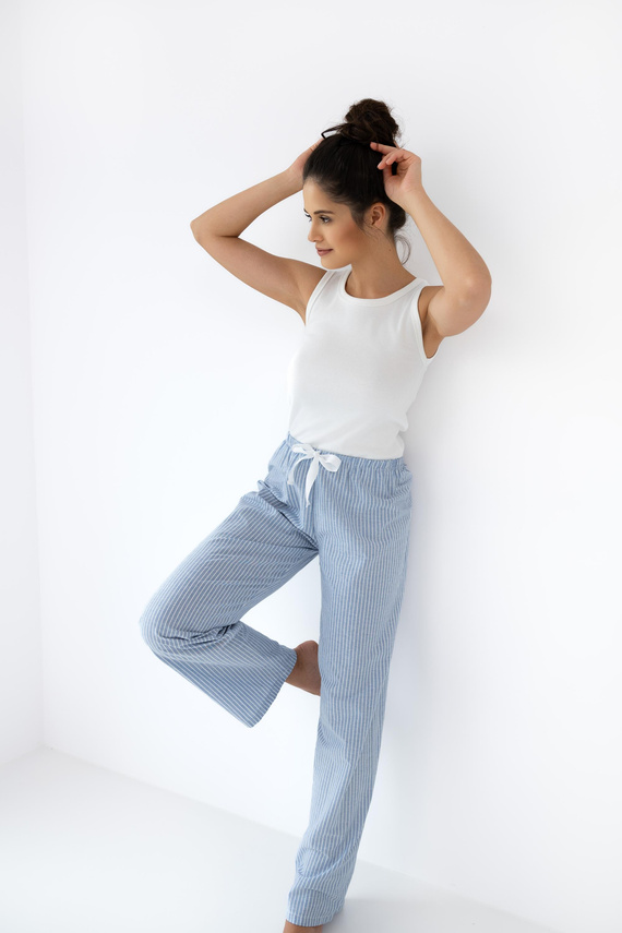 Pigiama da donna Sensis Dagna - blu crema