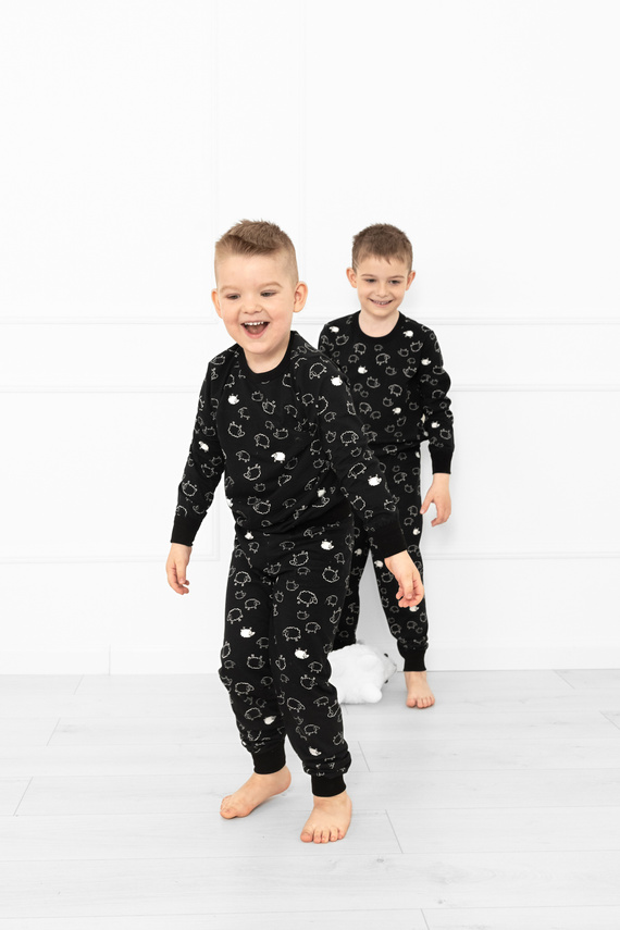 Pigiama per bambini Wito - MEGA SOFT cotone, montone, manica lunga e pantaloni Moda italiana