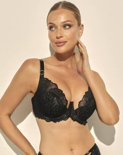 BC-1098 Reggiseno semi-imbottito Big Luna Kinga - nero
