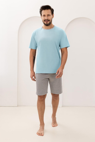 Regina 508 pigiama uomo 100% cotone manica corta