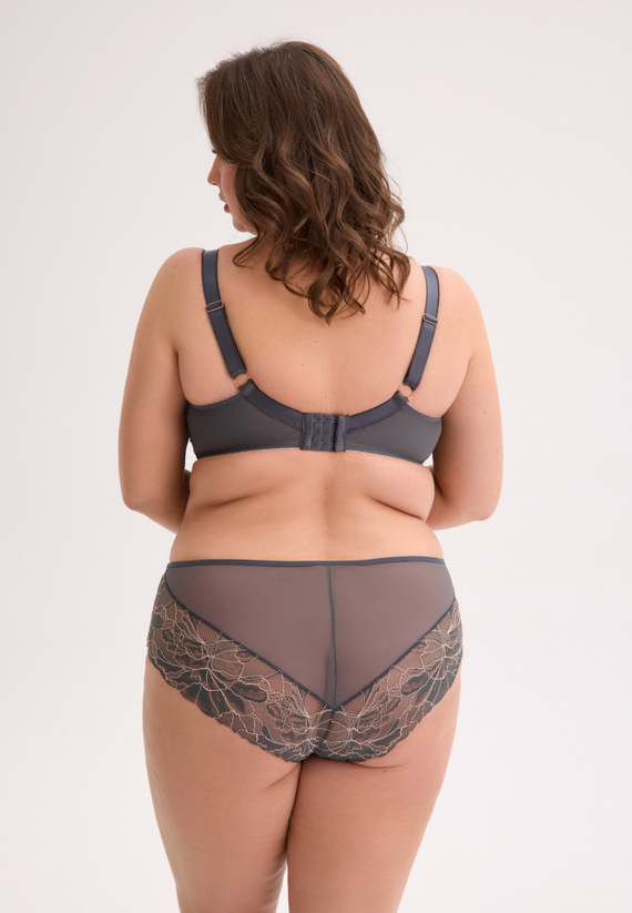 BS 1318 Reggiseno Priya Gaia - maxi semi-imbottito, rosa grafite, elegante e confortevole